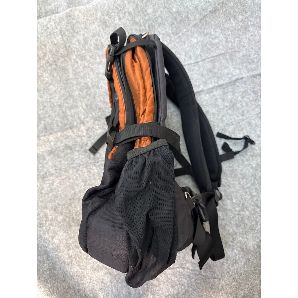 Spire Laptop Backpack Black Burnt Orange School Travel Tech Bag - Picture 4 of 10